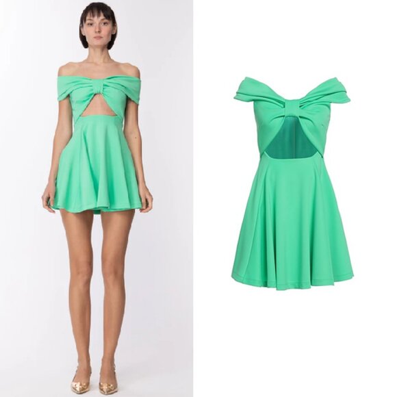 Aniye By Cut Out Mini Dress in Mint Green 42 6